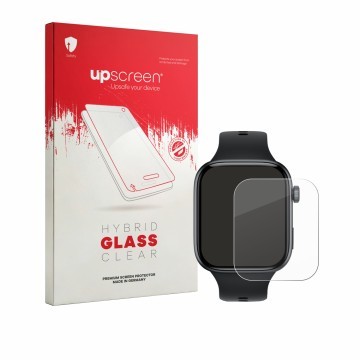 Vorderseite einer Produktverpackung mit dem Markenlogo upscreen. Daneben ist das Gerät Honor Watch X5i mit dem zugehörigen Dis