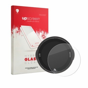 Face avant d’un emballage produit avec le logo de la marque upscreen. À côté, l’appareil Ejoyous Bike Computer est représenté 