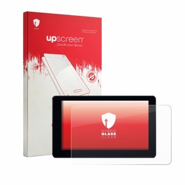 Vorderseite einer Produktverpackung mit dem Markenlogo upscreen. Daneben ist das Gerät Zontes 368G 2025 mit dem zugehörigen Di