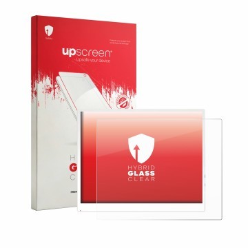 Vorderseite einer Produktverpackung mit dem Markenlogo upscreen. Daneben ist das Gerät Bigme B13 ePaper Monitor mit dem zugehö