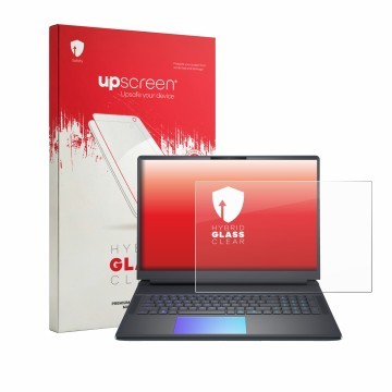 Front side of a product packaging with the brand logo upscreen. Next to it is the device Dell Alienware 18 Area-51 shown with 