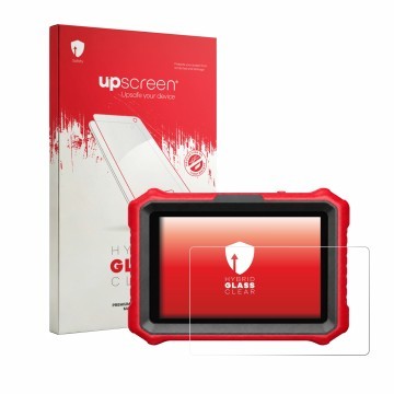 Parte frontale di una confezione del prodotto con il logo del marchio upscreen. Accanto è raffigurato il dispositivo KINGBOLEN