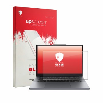 Vorderseite einer Produktverpackung mit dem Markenlogo upscreen. Daneben ist das Gerät Lenovo Yoga Pro 7i Gen 11 Aura Edition 