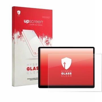 Parte frontale di una confezione del prodotto con il logo del marchio upscreen. Accanto è raffigurato il dispositivo Tesla Mod