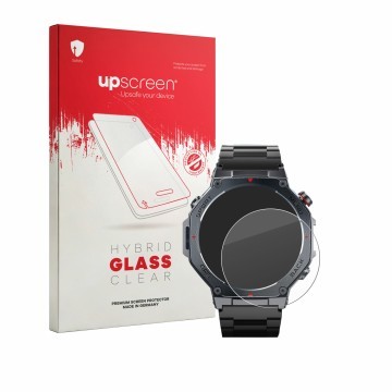 Vorderseite einer Produktverpackung mit dem Markenlogo upscreen. Daneben ist das Gerät Jugeman V20 1.43