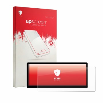 Front side of a product packaging with the brand logo upscreen. Next to it is the device Xtrons QWBX24CCB12E92 shown with the 
