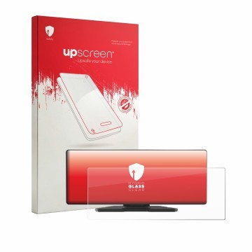Parte frontale di una confezione del prodotto con il logo del marchio upscreen. Accanto è raffigurato il dispositivo Carpuride