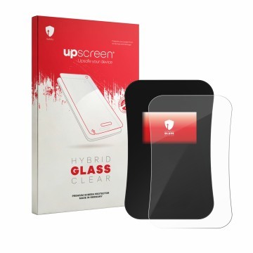Face avant d’un emballage produit avec le logo de la marque upscreen. À côté, l’appareil DaheimLaden Touch Pro est représenté 