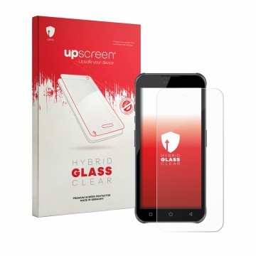 Front side of a product packaging with the brand logo upscreen. Next to it is the device Bluebird VF550 shown with the corresp