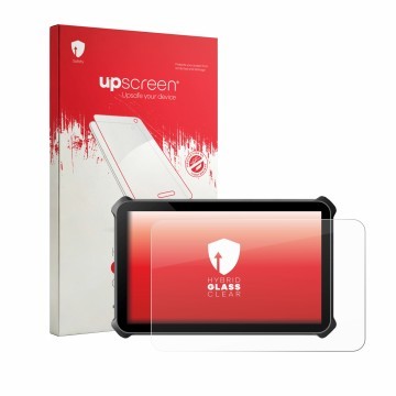 Vorderseite einer Produktverpackung mit dem Markenlogo upscreen. Daneben ist das Gerät Magewell Director One mit dem zugehörig