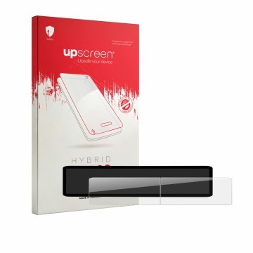 Vorderseite einer Produktverpackung mit dem Markenlogo upscreen. Daneben ist das Gerät Kia EV2 2026 ccNC Triple Panorama Displ