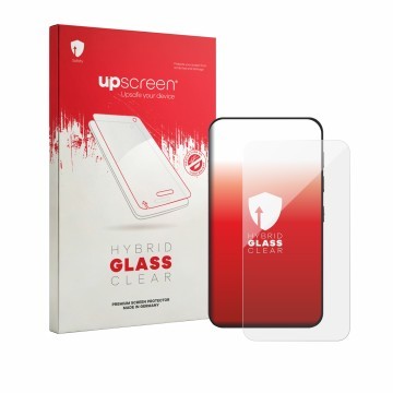 Vorderseite einer Produktverpackung mit dem Markenlogo upscreen. Daneben ist das Gerät innioasis G3 mit dem zugehörigen Displa
