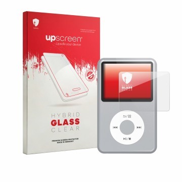 Vorderseite einer Produktverpackung mit dem Markenlogo upscreen. Daneben ist das Gerät innioasis Y1 mit dem zugehörigen Displa