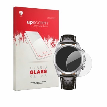 Vorderseite einer Produktverpackung mit dem Markenlogo upscreen. Daneben ist das Gerät Citizen CA4640-09A mit dem zugehörigen 
