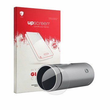 Face avant d’un emballage produit avec le logo de la marque upscreen. À côté, l’appareil SHARK ChillPill 3-in-1 FA022EU est re
