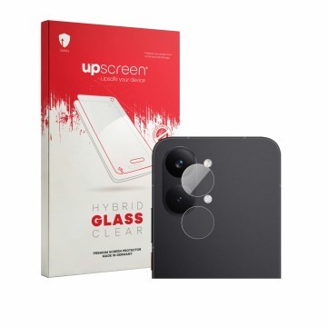 Vorderseite einer Produktverpackung mit dem Markenlogo upscreen. Daneben ist das Gerät Xiaomi Poco X8 Pro Max (NUR Kameraschut