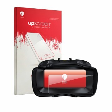 Vorderseite einer Produktverpackung mit dem Markenlogo upscreen. Daneben ist das Gerät Akaso Seemor-200 mit dem zugehörigen Di