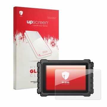 Vorderseite einer Produktverpackung mit dem Markenlogo upscreen. Daneben ist das Gerät Topdon ONE Plus mit dem zugehörigen Dis