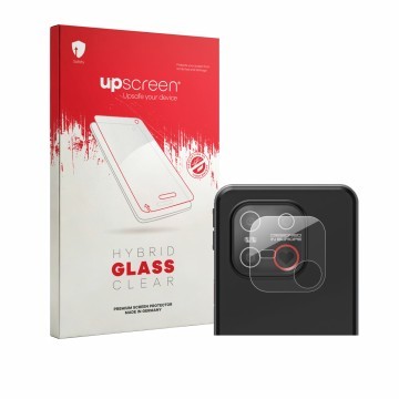 Vorderseite einer Produktverpackung mit dem Markenlogo upscreen. Daneben ist das Gerät Emporia Smart 7 Lite (NUR Kameraschutz)