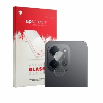 Front side of a product packaging with the brand logo upscreen. Next to it is the device Xiaomi Redmi 17C 5G (ONLY Camera Lens