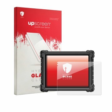 Front side of a product packaging with the brand logo upscreen. Next to it is the device Autel MaxiSys Ultra S2 shown with the
