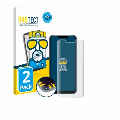 Parte frontale di una confezione del prodotto con il logo del marchio BROTECT. Accanto è raffigurato il dispositivo Huawei Mat