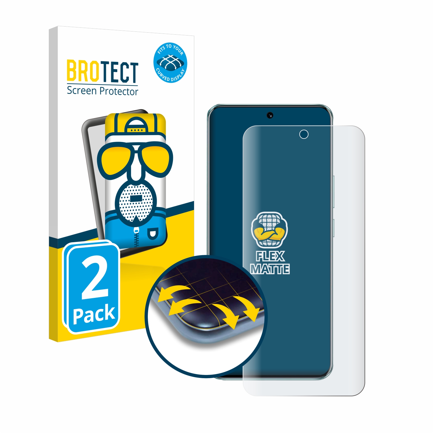brotect Pellicola Protettiva Opaca Copatibile con Sasung Galaxy Z