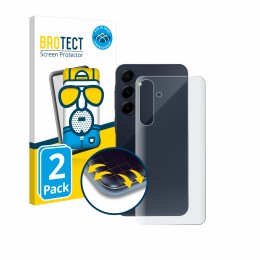 Parte frontale di una confezione del prodotto con il logo del marchio BROTECT. Accanto è raffigurato il dispositivo Samsung Ga