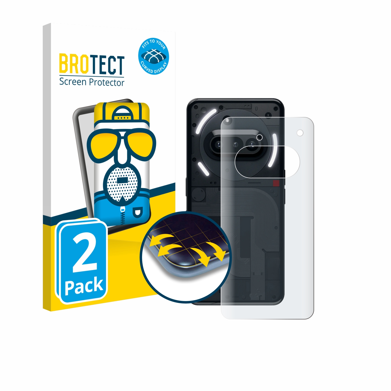 BROTECT. 2X Matte Screen Protector for FiiO M11, Matte, Anti-Glare, Anti-Scratch 2x BROTECT Matte Screen Protector for Hoverair Beacon