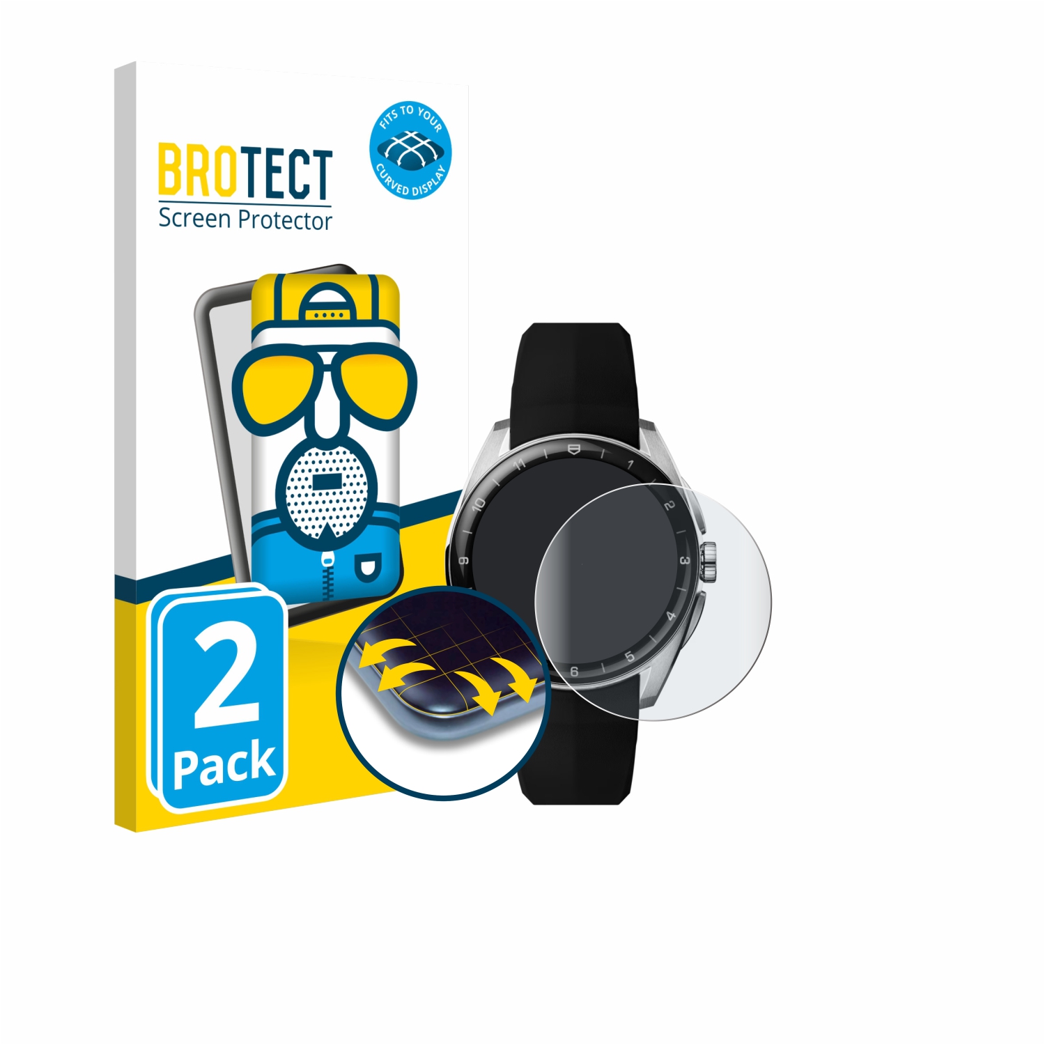 Protection Ecran BROTECT pour Vtech Kidizoom Smartwatch MAX 2 Pièces