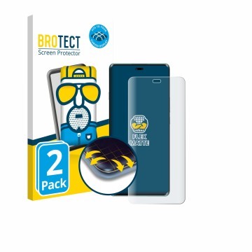 Face avant d’un emballage produit avec le logo de la marque BROTECT. À côté, l’appareil Huawei Enjoy 70X Energy est représenté