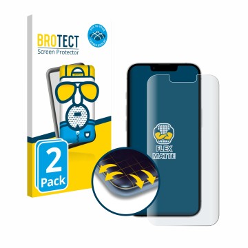 Vorderseite einer Produktverpackung mit dem Markenlogo BROTECT. Daneben ist das Gerät Apple iPhone 17e mit dem zugehörigen Dis