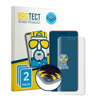 Face avant d’un emballage produit avec le logo de la marque BROTECT. À côté, l’appareil Huawei Mate 60 RS Ultimate est représe