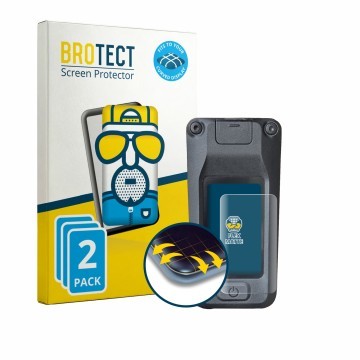 Front side of a product packaging with the brand logo BROTECT. Next to it is the device Amflow DJI Avinox shown with the corre