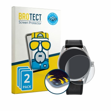 Vorderseite einer Produktverpackung mit dem Markenlogo BROTECT. Daneben ist das Gerät Citizen Star Wars Duel 2.0 mit dem zugeh