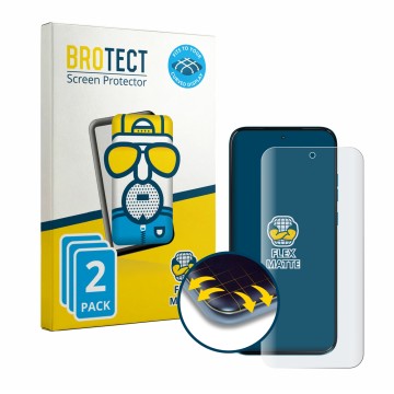 Vorderseite einer Produktverpackung mit dem Markenlogo BROTECT. Daneben ist das Gerät Motorola Moto G87 mit dem zugehörigen Di