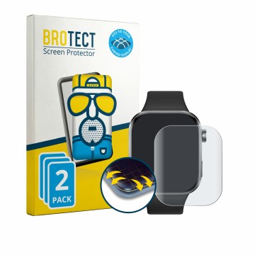 Parte frontale di una confezione del prodotto con il logo del marchio BROTECT. Accanto è raffigurato il dispositivo Xiaomi Red