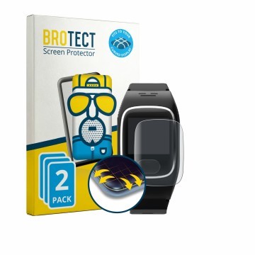 Front side of a product packaging with the brand logo BROTECT. Next to it is the device James B8 shown with the corresponding 