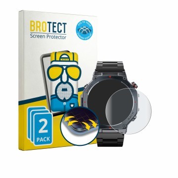 Parte frontal de un envase de producto con el logotipo de la marca BROTECT. Al lado se muestra el dispositivo Jugeman V20 1.43