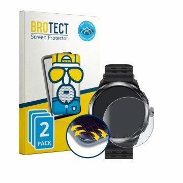 Parte frontale di una confezione del prodotto con il logo del marchio BROTECT. Accanto è raffigurato il dispositivo Ulefone Ar