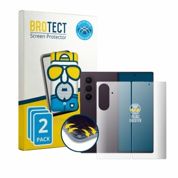 Front side of a product packaging with the brand logo BROTECT. Next to it is the device Samsung Galaxy Z Fold 8 Ultra (Front+B