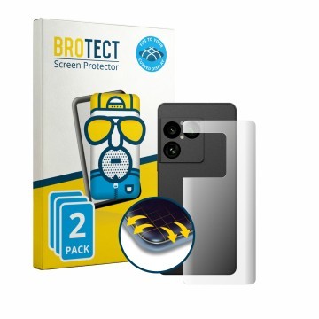 Parte frontal de un envase de producto con el logotipo de la marca BROTECT. Al lado se muestra el dispositivo Sony Xperia 1 VI