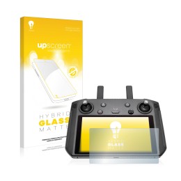 Front side of a product packaging with the brand logo upscreen. Next to it is the device DJI Smart Controller shown with the c