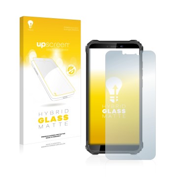 Face avant d’un emballage produit avec le logo de la marque upscreen. À côté, l’appareil Oukitel WP5 Pro est représenté avec l