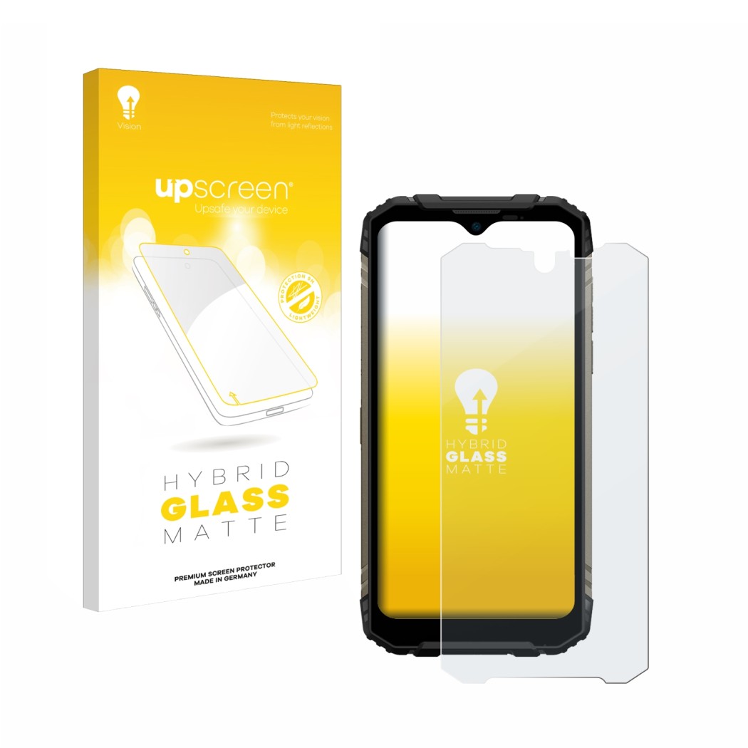 Front side of a product packaging with the brand logo upscreen. Next to it is the device Doogee S96 Pro shown with the corresp