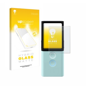 Front side of a product packaging with the brand logo upscreen. Next to it is the device Vasco Translator M3 shown with the co