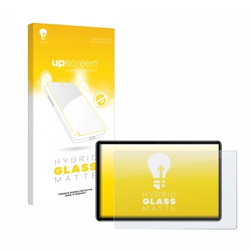 Vorderseite einer Produktverpackung mit dem Markenlogo upscreen. Daneben ist das Gerät Blackview Oscal Pad 10 mit dem zugehöri