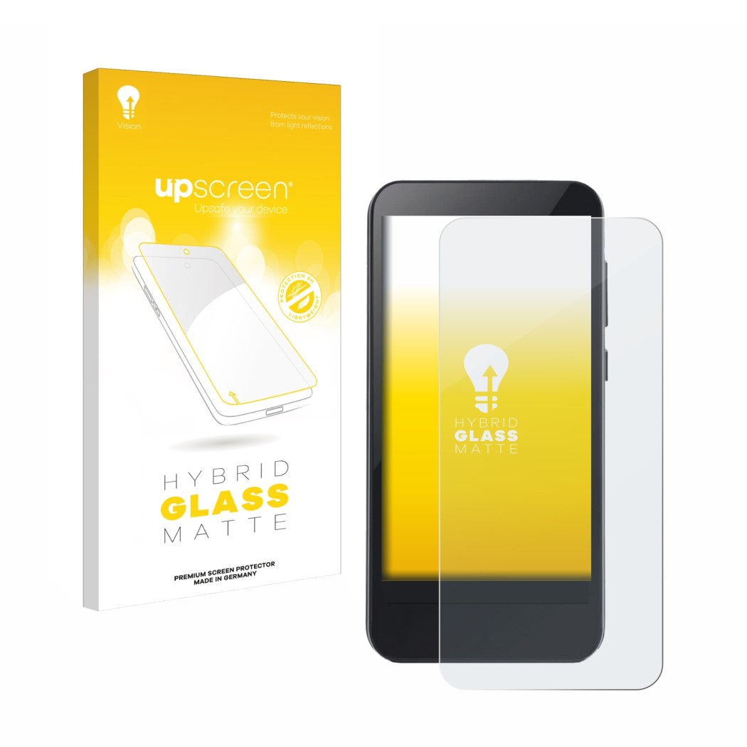 Vorderseite einer Produktverpackung mit dem Markenlogo upscreen. Daneben ist das Gerät Omnipod 5 mit dem zugehörigen Displaysc