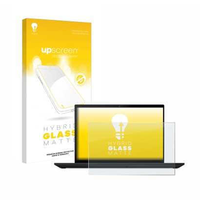 Vorderseite einer Produktverpackung mit dem Markenlogo upscreen. Daneben ist das Gerät Lenovo ThinkPad T14 Gen 4 mit dem zugeh