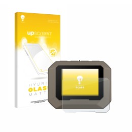 Vorderseite einer Produktverpackung mit dem Markenlogo upscreen. Daneben ist das Gerät Garmin Xero C1 Pro mit dem zugehörigen 